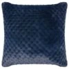 B&M Waffle Faux Fur Cushion - Navy 2 B&M Waffle Faux Fur Cushion - Navy -Kitchen and Tableware Store 373085 waffle faux fur cushion navy