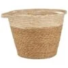 B&M Two Tone Wicker Basket - Cream -Kitchen and Tableware Store 374371 cream two tone wicker basket