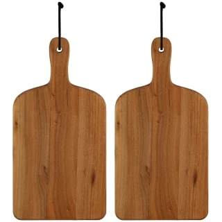 B&M Mini Acacia Wood Serve Boards 2pk 6 B&M Mini Acacia Wood Serve Boards 2pk - Image 4