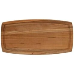 B&M Acacia Wooden Serve Board -Kitchen and Tableware Store 375104 acacia wooden serve board with ridge 2