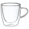 B&M Double Walled Glass Coffee Mug -Kitchen and Tableware Store 375233 double walled glass coffee mug