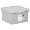 B&M Waffle Clip Box 25.5L - Grey -Kitchen and Tableware Store 375472 grey 25 5l waffle clip box