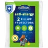 Silentnight Anti-Allergy Pillow Protector 2pk 2 Silentnight Anti-Allergy Pillow Protector 2pk -Kitchen and Tableware Store 375776 silentnight anti allergy 2 pillow protectors
