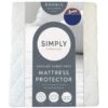 Simply Anti-Bacterial Quilted Mattress Protector - Double -Kitchen and Tableware Store 375785 simply quilted super soft mattress protector double