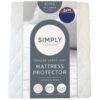 Simply Anti-Bacterial Quilted Mattress Protector - King 1 Simply Anti-Bacterial Quilted Mattress Protector - King -Kitchen and Tableware Store 375786 simply everyday quilted super soft king mattress protector