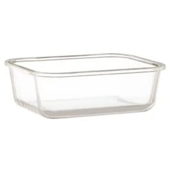 B&M Rectangular Glass Food Containers With Bamboo Lids 2pk 10 B&M Rectangular Glass Food Containers With Bamboo Lids 2pk -Kitchen and Tableware Store 376824 2pk regular glass food container2 2