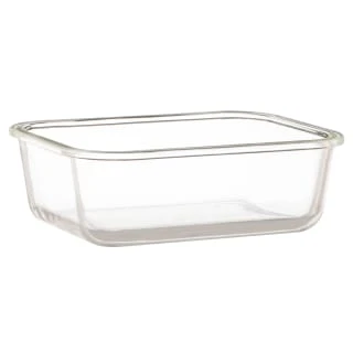 B&M Rectangular Glass Food Containers With Bamboo Lids 2pk 6 B&M Rectangular Glass Food Containers With Bamboo Lids 2pk - Image 4