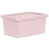 B&M Storage Box With Lid 11L - Dusty Pink -Kitchen and Tableware Store 377033 11l storage box dusty pink 3