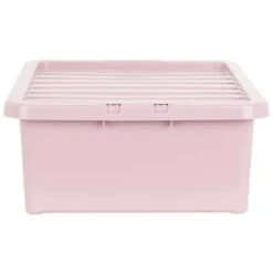 B&M Under Bed Storage Box 32L - Dusty Pink 10 B&M Under Bed Storage Box 32L - Dusty Pink -Kitchen and Tableware Store 377038 under bed storage box 32l dusty pink 2