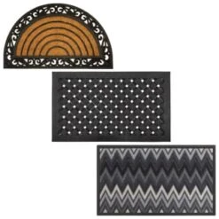 B&M Multi-Purpose Doormat - Chevron -Kitchen and Tableware Store 379125 multi purpose doormats group1