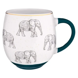 B&M Animal Print Dip Mug - Elephant 3 B&M Animal Print Dip Mug - Elephant