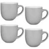 Simply Everyday Gloss Mugs 4pk - Grey 1 Simply Everyday Gloss Mugs 4pk - Grey -Kitchen and Tableware Store 380120 4pk simply everyday mugs grey 3