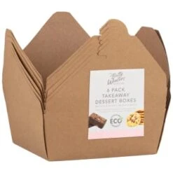 Betty Winters Takeaway Dessert Boxes 6pk -Kitchen and Tableware Store 380177 6pk takeaway dessert boxes