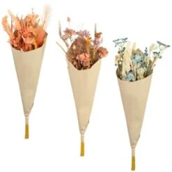 B&M Dried Flower Bunch - Red -Kitchen and Tableware Store 380206 dried flower bunch group