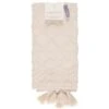 B&M Homestead Embossed Tea Towels With Tassels 2pk - Natural -Kitchen and Tableware Store 380229 2pk homestead embossed tea towel with tassels