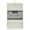 B&M Check Tea Towels - Sage 3pk -Kitchen and Tableware Store 380309 3pk check tea towels sage