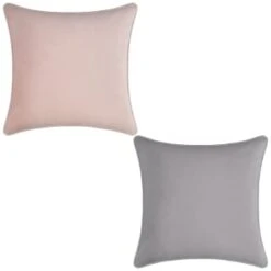 Supersoft Velvet Cushion Covers 2pk - Grey 9 Supersoft Velvet Cushion Covers 2pk - Grey -Kitchen and Tableware Store 380355 380356 velvet cushion covers group 2