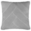 B&M Pleated Cushion - Silver 2 B&M Pleated Cushion - Silver -Kitchen and Tableware Store 380360 silver pleated cushion1