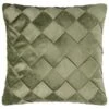 B&M Basket Weave Velvet Cushion - Sage -Kitchen and Tableware Store 380438 basket weave velvet cushion sage