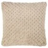 B&M Waffle Faux Fur Cushion - Natural -Kitchen and Tableware Store 380491 waffle faux fur cushion natural