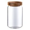 B&M Homestead Small Airtight Glass Jar With Acacia Lid -Kitchen and Tableware Store 380516 airtight glass jar small