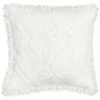 B&M Amara Waffle Geo Cream Cushion -Kitchen and Tableware Store 380642 amara cream waffle geo cushion front