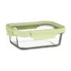 B&M Green Glass Food Container - Medium -Kitchen and Tableware Store 380663 glass food container green medium 2