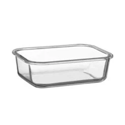 B&M Green Glass Food Container - Medium -Kitchen and Tableware Store 380663 glass food container green medium