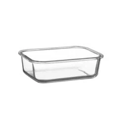 B&M Green Glass Food Container - Small -Kitchen and Tableware Store 380664 glass food container green small