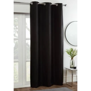 B&M Kent Woven Blackout Panel 54 X 86" - Black 3 B&M Kent Woven Blackout Panel 54 X 86" - Black