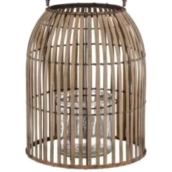 B&M Large Lantern - Grey -Kitchen and Tableware Store 381882 large grey lantern 3