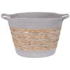 Striped Basket - Grey -Kitchen and Tableware Store 383102 stripe basket grey