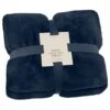Heritage Collection Aspen Faux Fur Throw - Navy -Kitchen and Tableware Store 383180 aspen throw navy 41