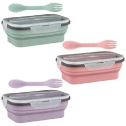 B&M Collapsible Lunch Box - Sage 13 B&M Collapsible Lunch Box - Sage -Kitchen and Tableware Store 383522 collapsible lunch box 4
