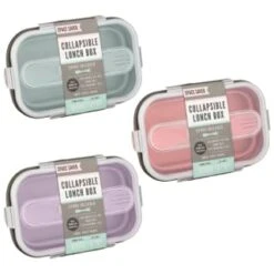 B&M Collapsible Lunch Box - Sage 12 B&M Collapsible Lunch Box - Sage -Kitchen and Tableware Store 383522 collapsible lunch box group