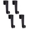 B&M Velvet Overdoor Hooks 4pk - Black -Kitchen and Tableware Store 383665 4 velvet non slip over door hooks black 2