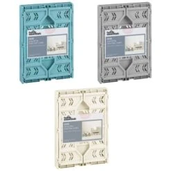 Midi Stacking Fold Flat Crate 30.6 X 20.5 X 12.6cm - Cream 12 Midi Stacking Fold Flat Crate 30.6 X 20.5 X 12.6cm - Cream -Kitchen and Tableware Store 384970 384974 384975 home essentials midi stacking fold flat crate main 2