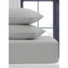 Silentnight Light Grey Pillowcase Pair -Kitchen and Tableware Store 385346 385347 385348 385349 light grey pillow pair single double king sheet