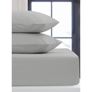 Silentnight Light Grey Pillowcase Pair 3 Silentnight Light Grey Pillowcase Pair