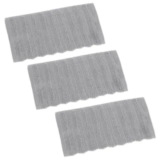 B&M Retreat Face Cloth 3pk - Grey 4 B&M Retreat Face Cloth 3pk - Grey - Image 2