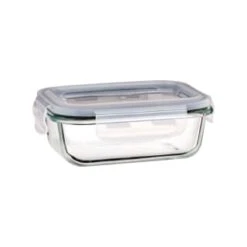 B&M Small Eco Glass Clip Lock Food Container -Kitchen and Tableware Store 388507 small glass clip lock food container 2