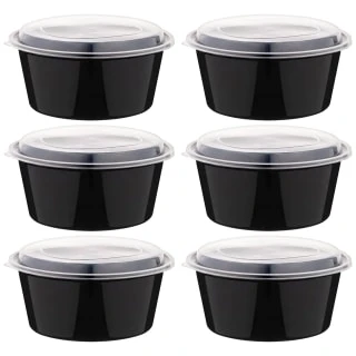B&M Stackable Meal Prep Bowls 6pk 4 B&M Stackable Meal Prep Bowls 6pk - Image 2