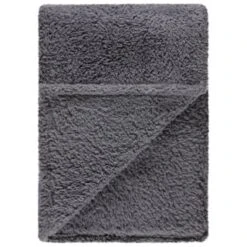 Simply Everyday Teddy Rolled Throw - Grey 10 Simply Everyday Teddy Rolled Throw - Grey -Kitchen and Tableware Store 388688 simply teddy rolled throw grey 2