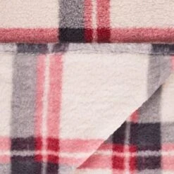 Simply Everyday Check Sherpa Throw - Red 9 Simply Everyday Check Sherpa Throw - Red -Kitchen and Tableware Store 388703 red check sherpa throw 4