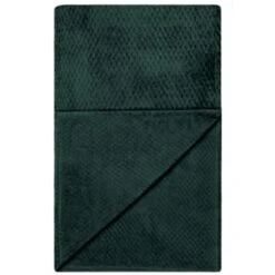 B&M Waffle Throw - Dark Green -Kitchen and Tableware Store 388773 waffle throw dark green
