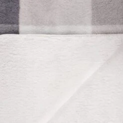 B&M Highland Mono Check Sherpa Doublesided Throw -Kitchen and Tableware Store 388811 highland check sherpa throw 3