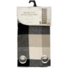 B&M Highland Woven Check Panel 54 X 86" - Mono 1 B&M Highland Woven Check Panel 54 X 86" - Mono -Kitchen and Tableware Store 388873 highland mono check woven panel