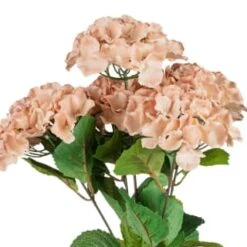 B&M Hydrangea Artificial Flower Bunch - Mink -Kitchen and Tableware Store 389095 hydrangea bunche pink 2