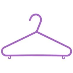 B&M Children's Hangers 10pk - Pastel -Kitchen and Tableware Store 389289 home organisation co 10pk childrens hangers girl 3