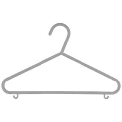 B&M Children's Hangers 10pk - Pastel -Kitchen and Tableware Store 389289 home organisation co 10pk childrens hangers girl 6
